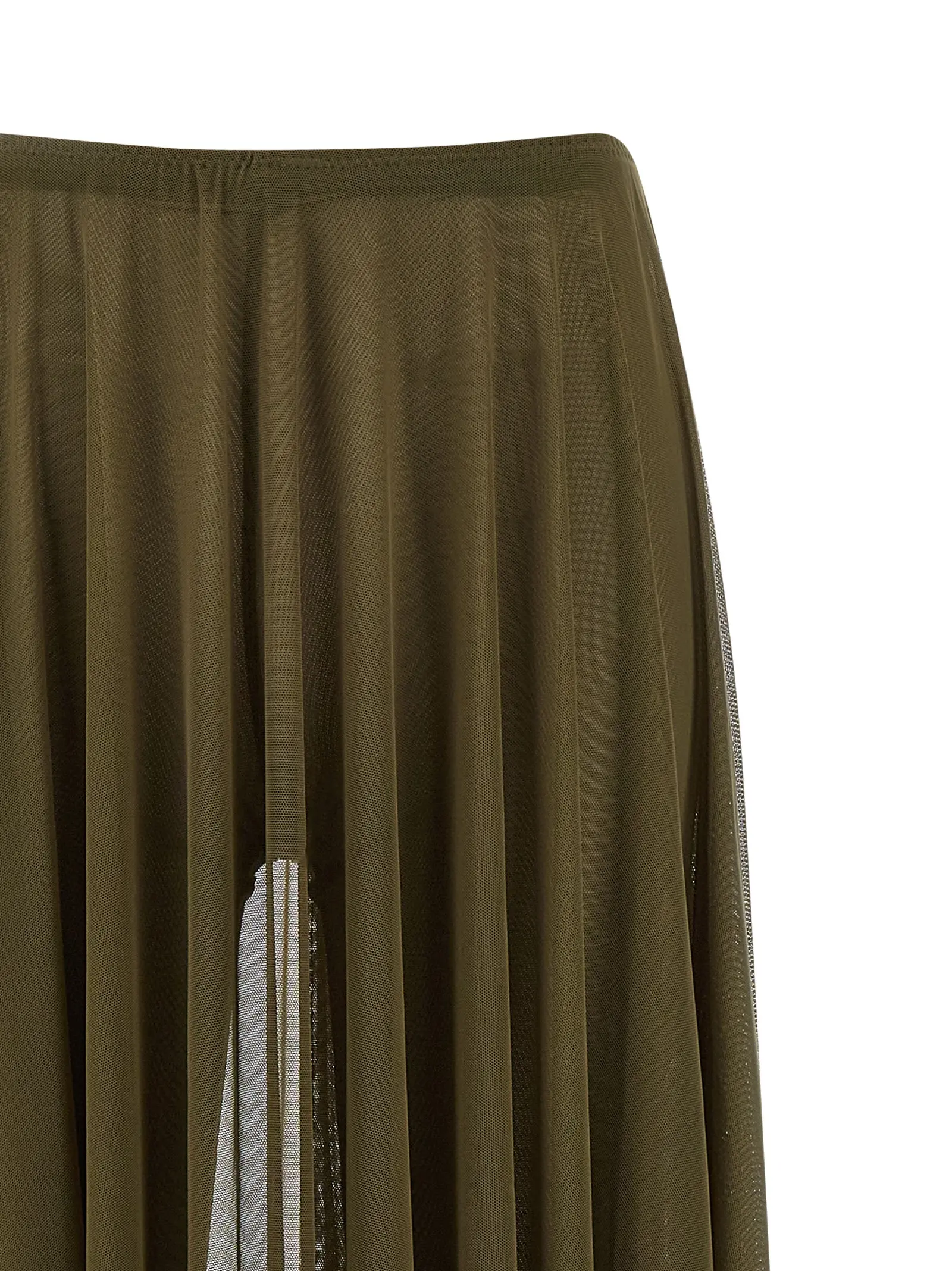 Спідниця Norma Kamali Pleated Зелена 3 Pleated skirt Woman NORMA KAMALI Green