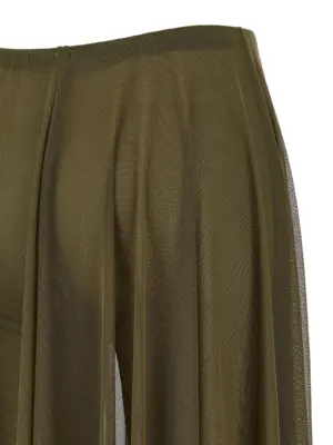 Pleated skirt 82% polyamide