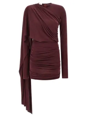 'Xenia' dress THE ANDAMANE Bordeaux