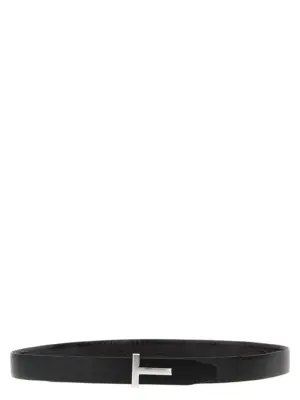 Reversible crocodile leather belt TB224LCL439S1B087 TOM FORD Brown