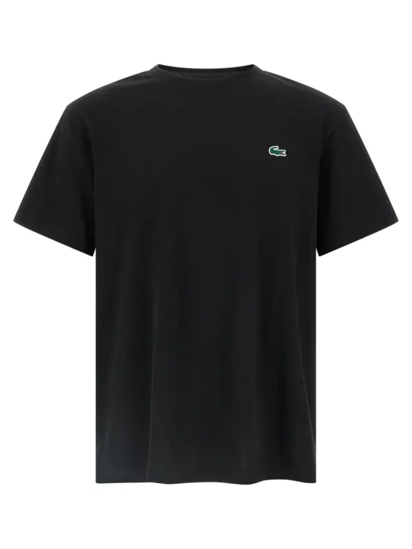Printed T-shirt LACOSTE Black