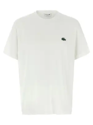 Logo patch t-shirt LACOSTE White