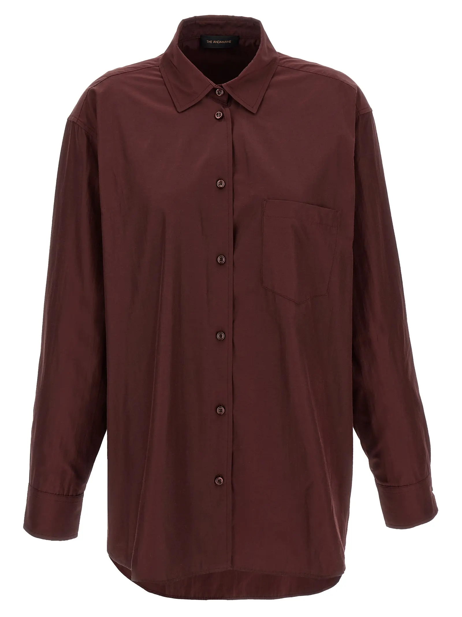 Сорочка Georgiana The Andamane Коричнева 1 'Georgiana' shirt THE ANDAMANE Brown
