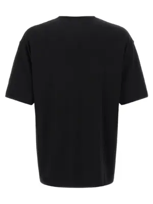 Cotton and silk t-shirt TO1457LJ1043BK999 LEMAIRE Black