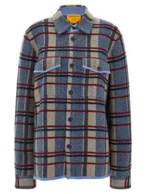 'Plaid Work' shirt GUEST IN RESIDENCE Blue