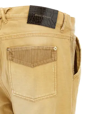 'Sierra' pants 100% cotton WALES BONNER Beige