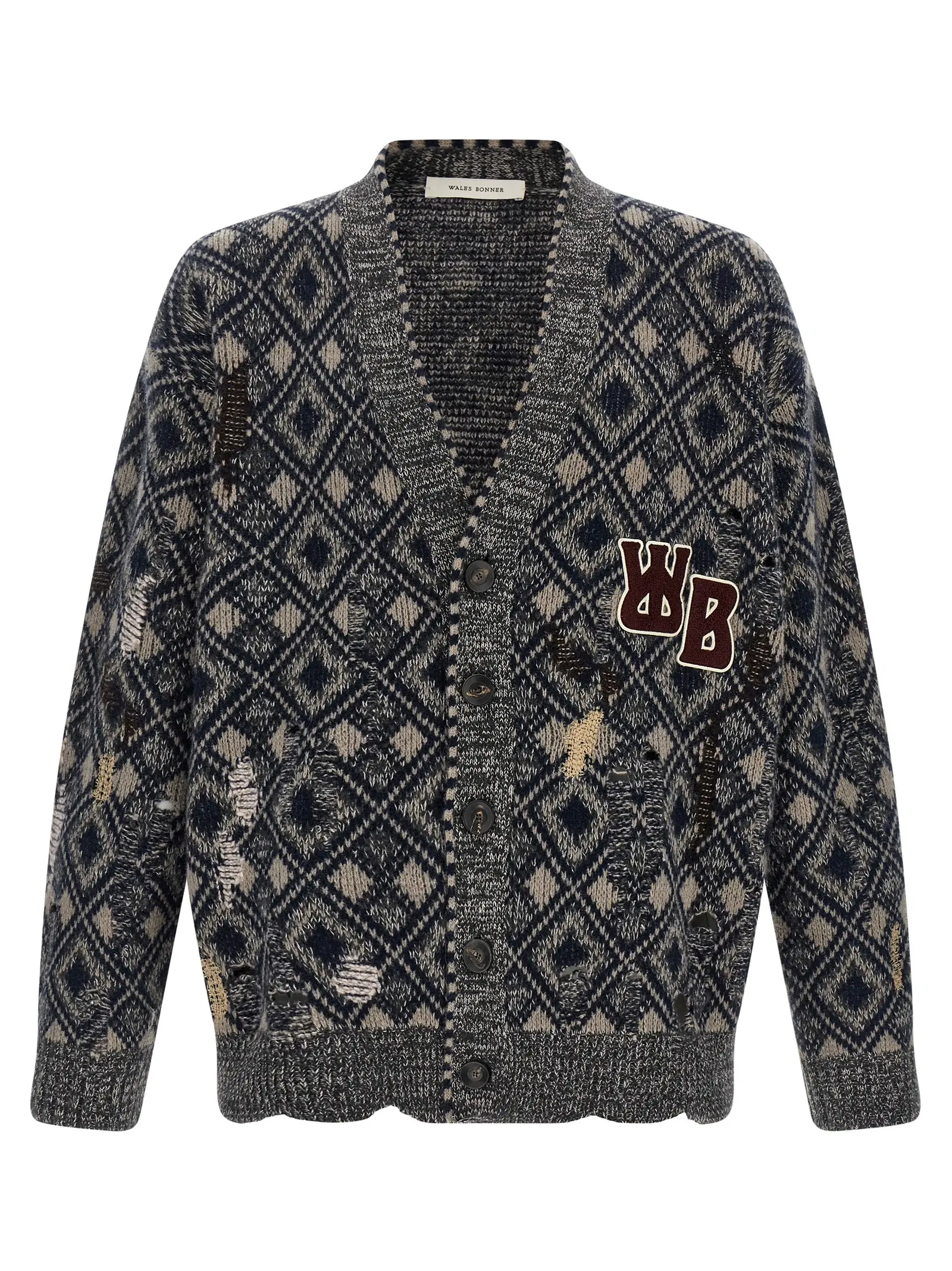 Кардиган Wales Bonner Sibling Багатокольоровий 1 'Sibling' cardigan WALES BONNER Multicolor