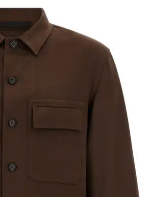 'Alba' shirt Man ZEGNA Brown