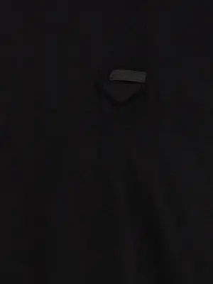 Multilayer T-shirt 100% cotton PRADA White/Black