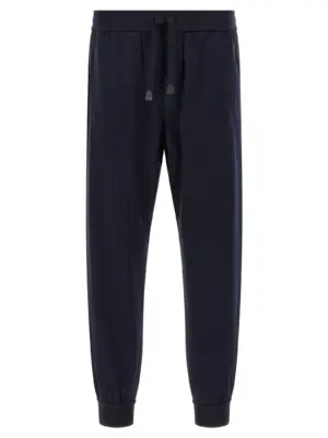 Cotton and cashmere joggers BRIONI Blue