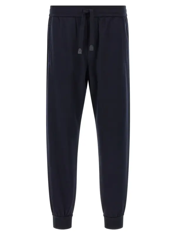 Cotton and cashmere joggers BRIONI Blue