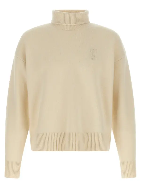 'Matis' turtleneck sweater AMI PARIS White