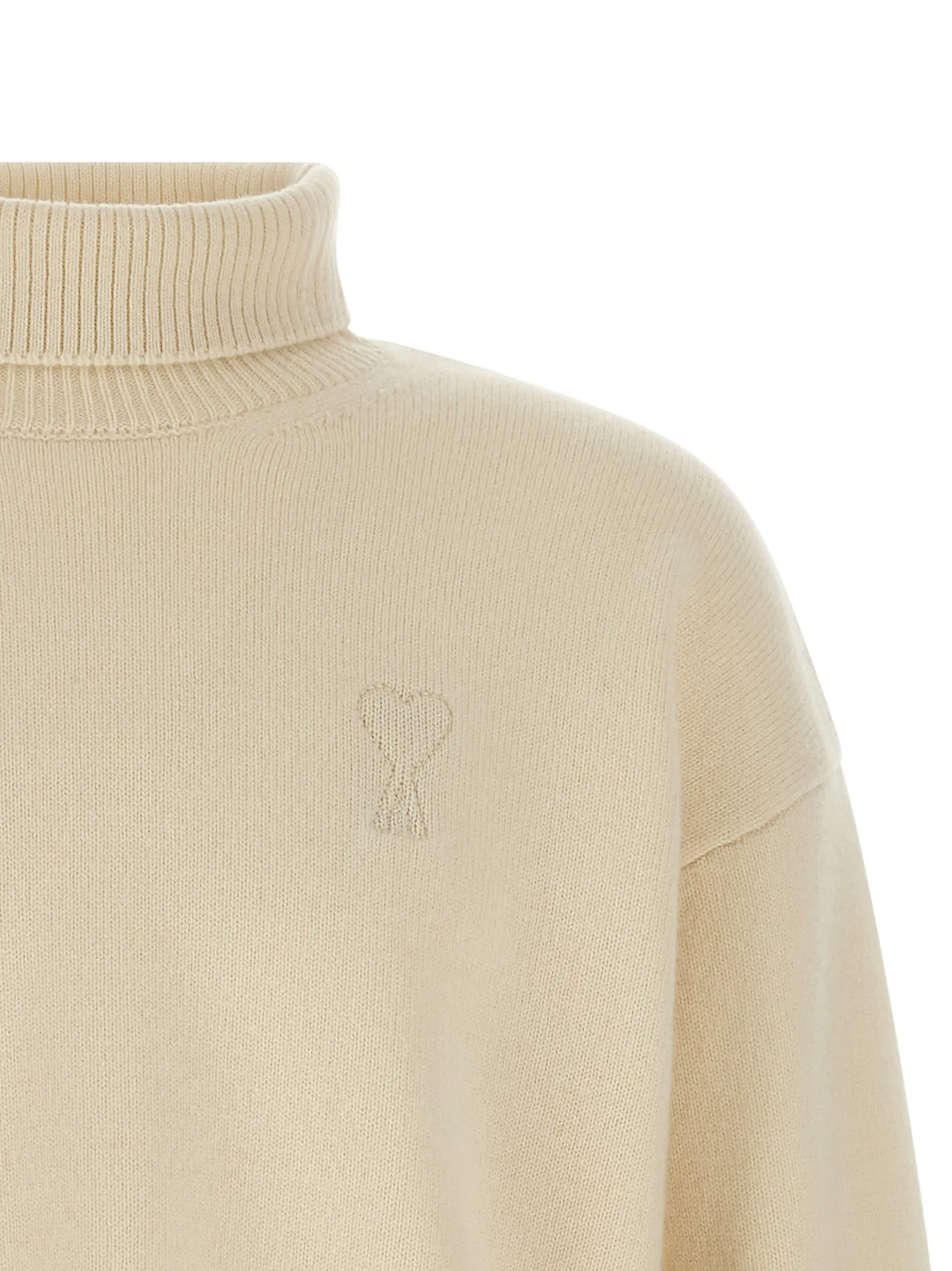 Светр Ami Paris Matis turtleneck Білий 3 'Matis' turtleneck sweater Man AMI PARIS White