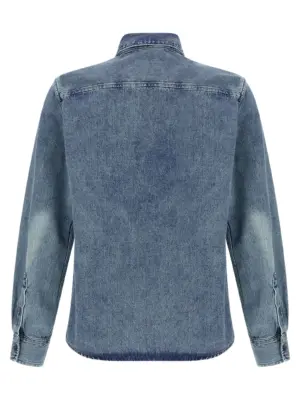 'Ami de Coeur' denim shirt USH786DE0056480 AMI PARIS Blue