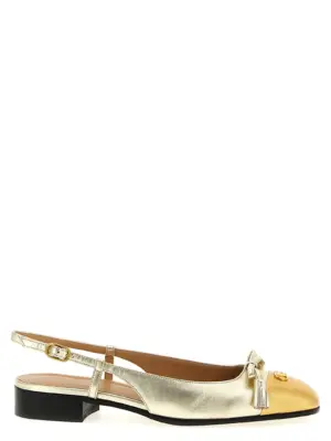 Valentino Garavani 'Valet Du Roi' slingback VALENTINO GARAVANI Gold