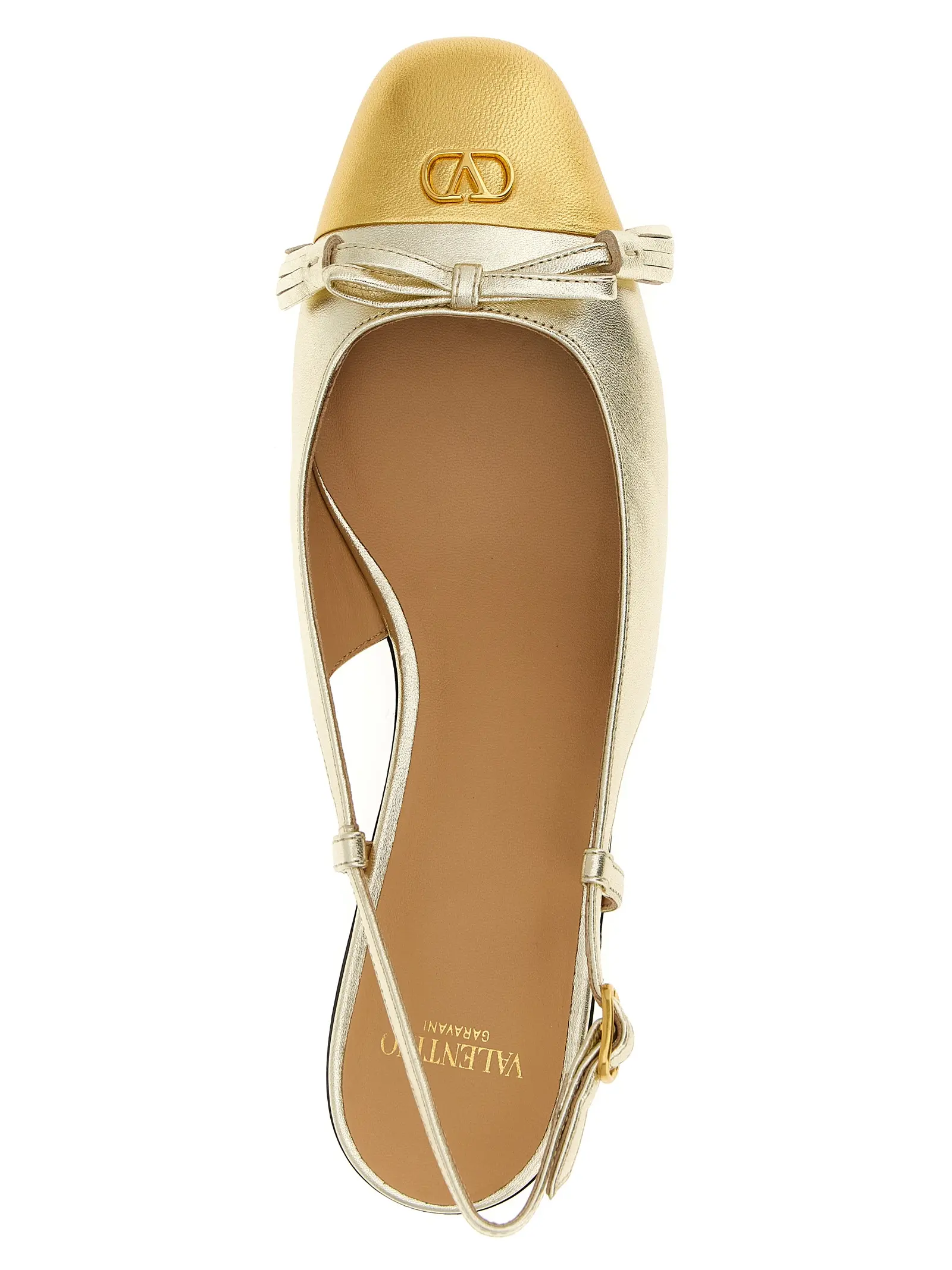 Туфлі Valentino Garavani Valet Du Roi Valentino Garavani Золоті 4 Valentino Garavani 'Valet Du Roi' slingback 100% leather VALENTINO GARAVANI Gold