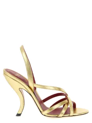 Valentino Garavani 'Fetishique' sandals VALENTINO GARAVANI Gold