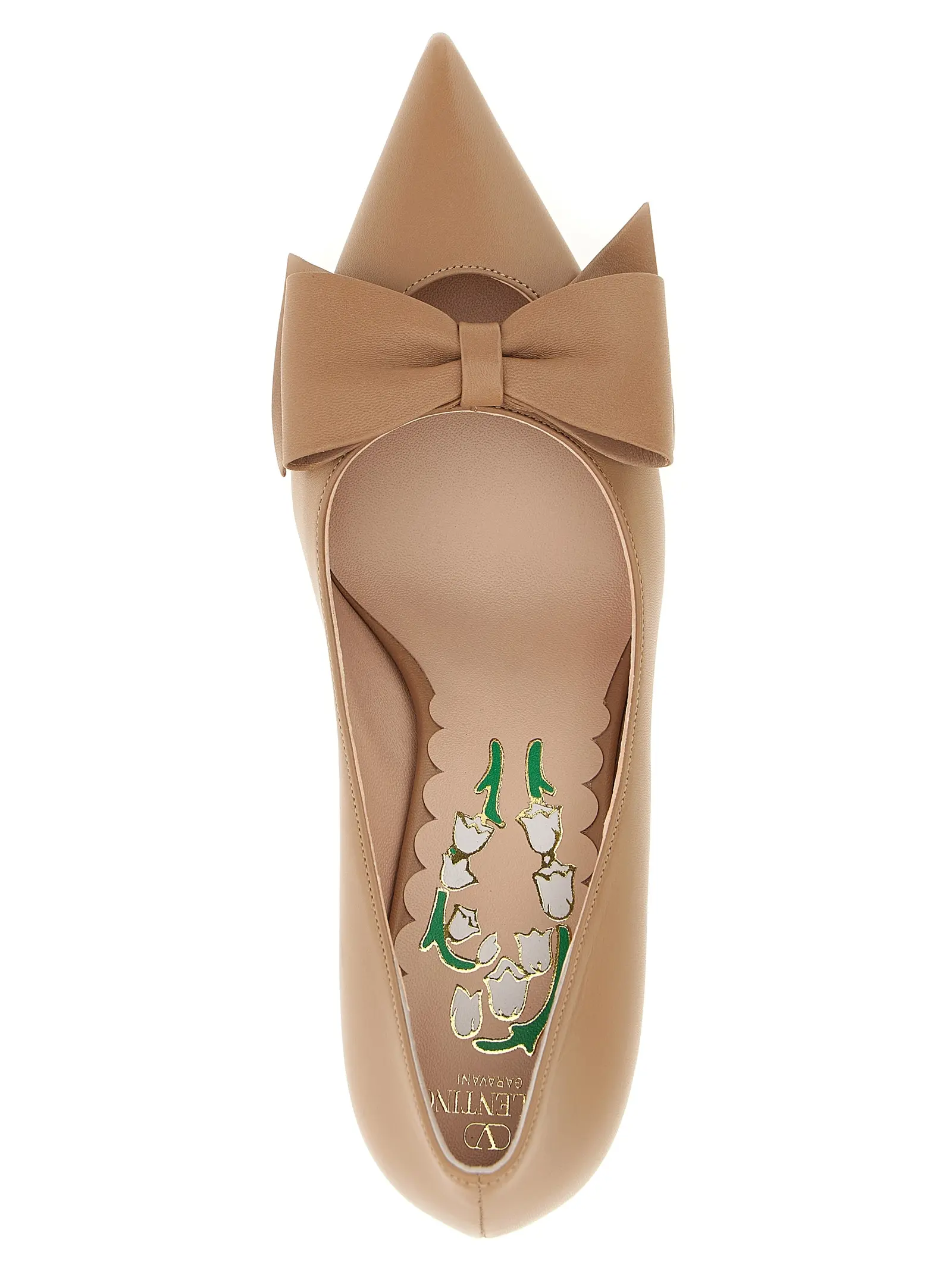 Туфлі Valentino Garavani Bowow Рожеві 4 Valentino Garavani 'Bowow' pumps 50% calf leather 50% goat leather VALENTINO GARAVANI Pink