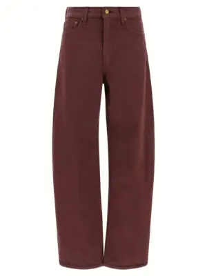 'Leroy Mid Relaxed Bow' jeans B SIDES Bordeaux