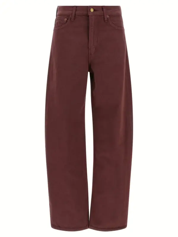 'Leroy Mid Relaxed Bow' jeans B SIDES Bordeaux