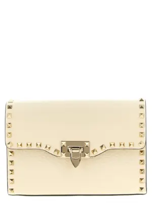 Valentino Garavani 'Rockstud' small shoulder bag VALENTINO GARAVANI White