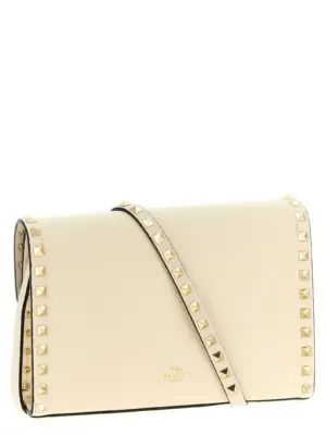 Valentino Garavani 'Rockstud' small shoulder bag W2B0181VSFI16 VALENTINO GARAVANI White