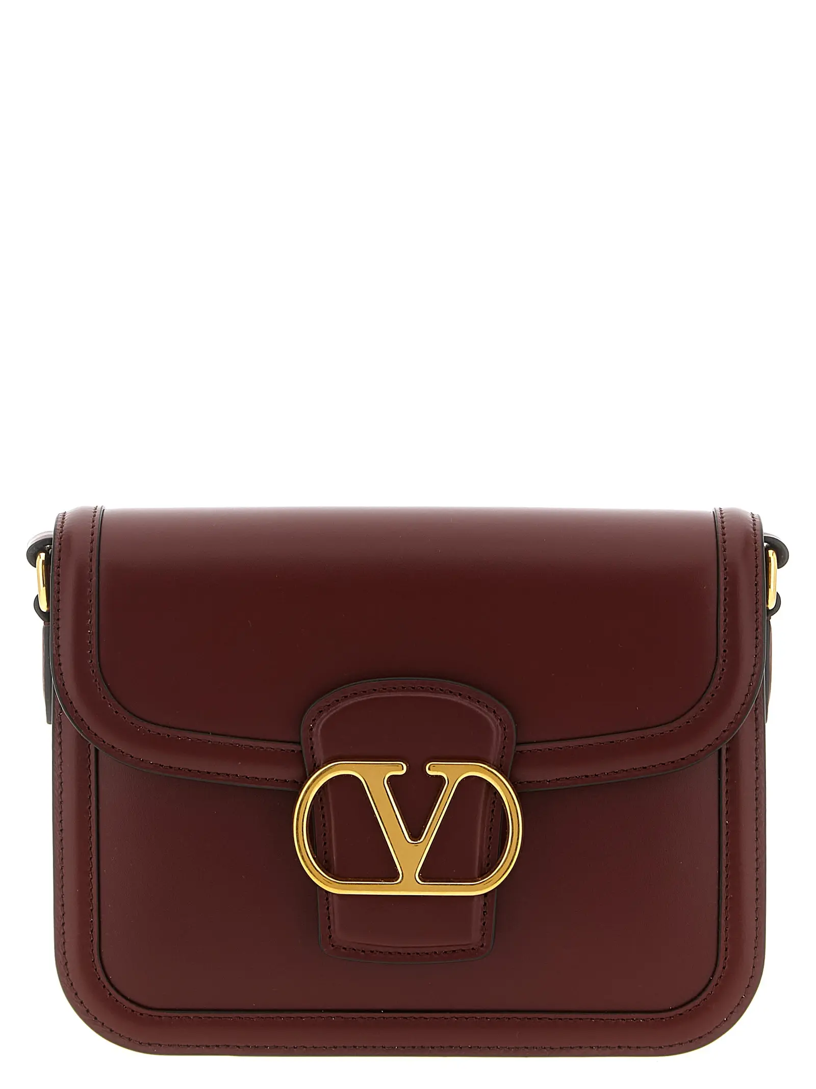 Сумка крос-боді Valentino Garavani 9TO5 Small Бордова 1 Valentino Garavani '9TO5' small shoulder bag VALENTINO GARAVANI Bordeaux