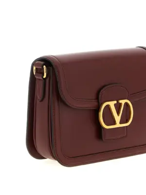 Valentino Garavani '9TO5' small shoulder bag Woman VALENTINO GARAVANI Bordeaux