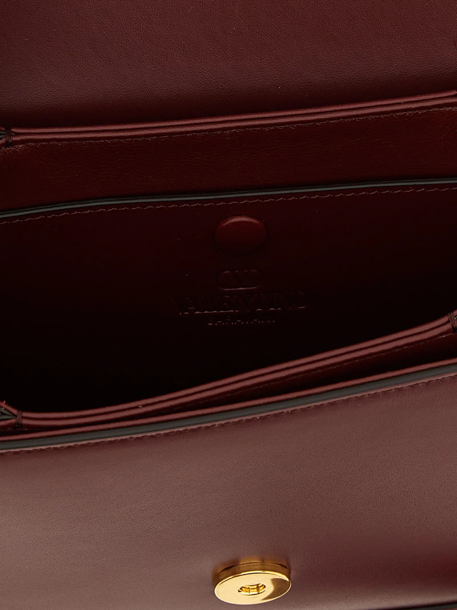 Сумка крос-боді Valentino Garavani 9TO5 Small Бордова 4 Valentino Garavani '9TO5' small shoulder bag 100% calfskin leather (Bos Taurus) VALENTINO GARAVANI Bordeaux