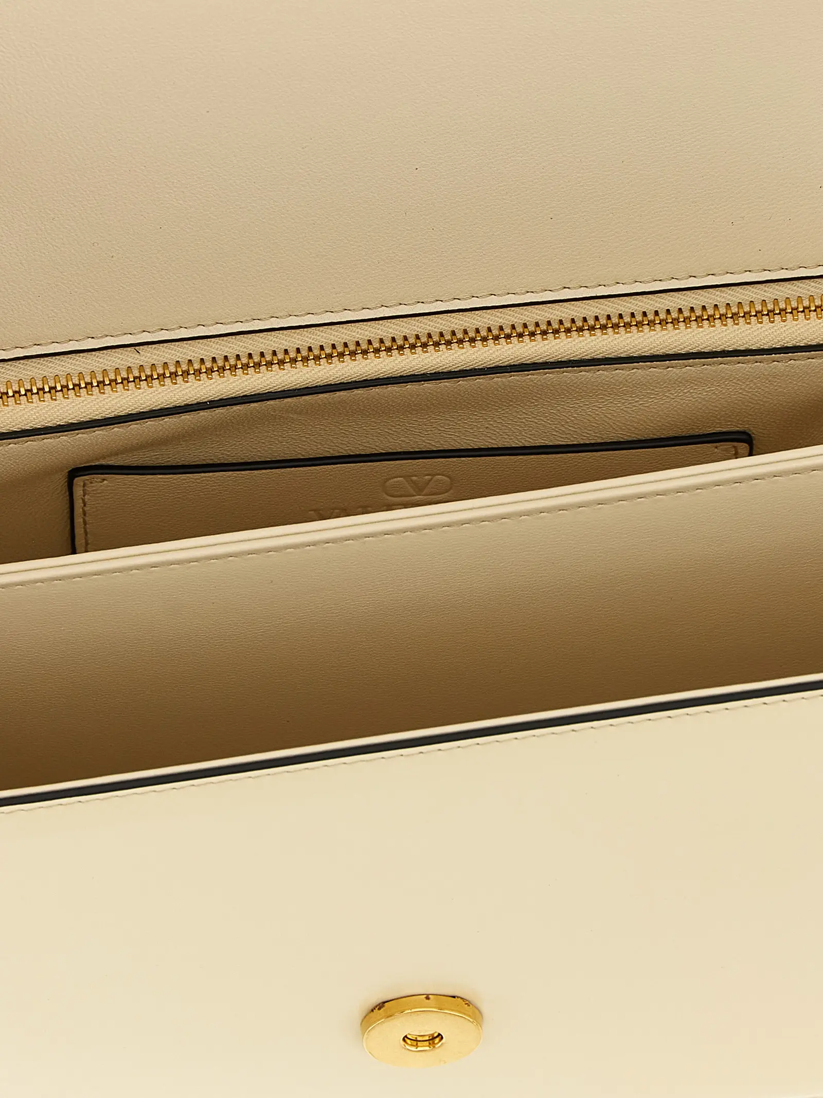 Сумка через плече Valentino Garavani Vain Біла 4 Valentino Garavani 'Vain' shoulder bag 100% calfskin leather (Bos Taurus) VALENTINO GARAVANI White