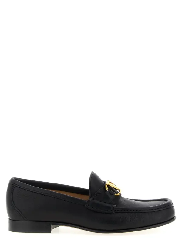 Valentino Garavani VLogo Signature Loafers VALENTINO GARAVANI Black