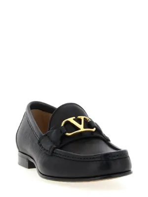 Valentino Garavani VLogo Signature Loafers W2S0LM0EWV0NO VALENTINO GARAVANI Black
