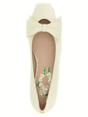 Valentino Garavani 'Bowow' ballet flats 100% leather VALENTINO GARAVANI White