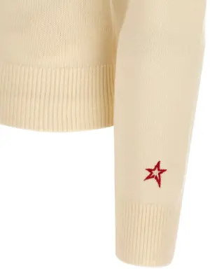 'Piste' sweater 100% merino wool PERFECT MOMENT White