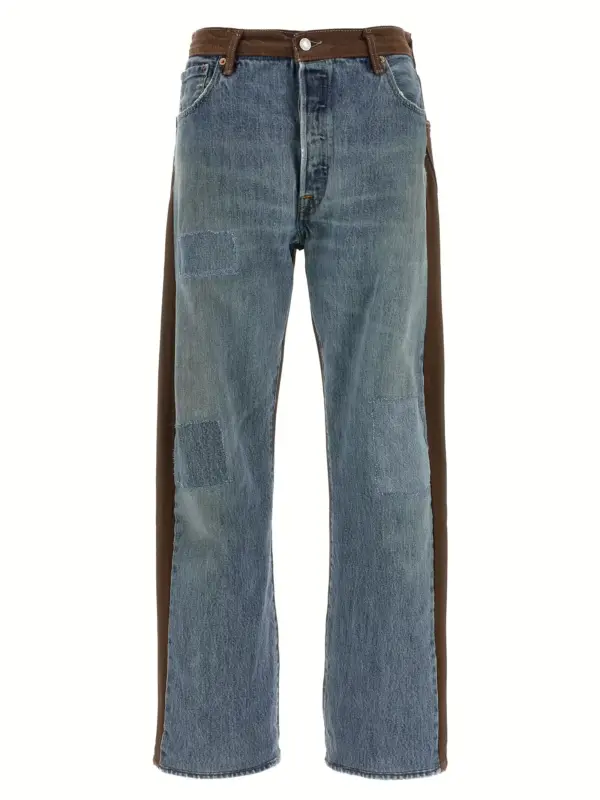 'Vintage Straight Rework Halfsie' jeans B SIDES Blue