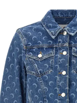 'Moon' jacket Woman MARINE SERRE Light Blue