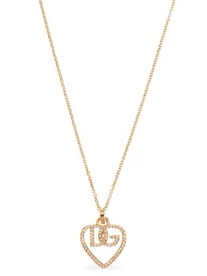 Strass logo necklace DOLCE & GABBANA Gold