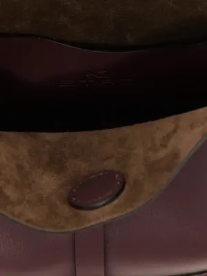 'Pony' small crossbody bag 100% calfskin leather (Bos Taurus) ETRO Bordeaux