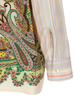 Paisley insert shirt 100% cotton ETRO Multicolor