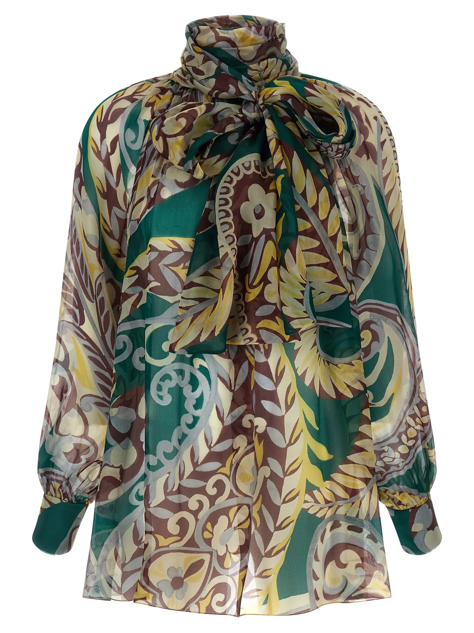 Блуза Paisley print Etro Багатокольорова 1 Paisley print blouse ETRO Multicolor