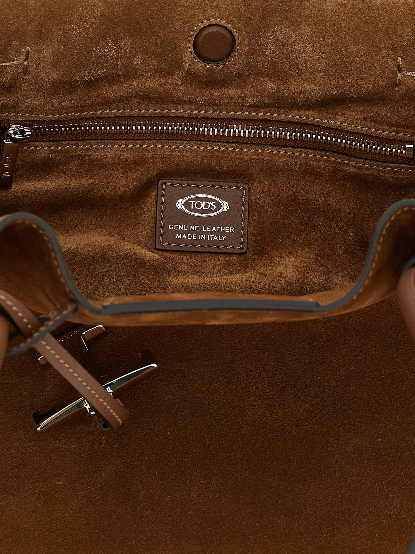 Сумка через плече Tod's Buz medium Коричнева 4 'Buz' medium shoulder bag 100% calfskin leather (Bos Taurus) TOD'S Brown