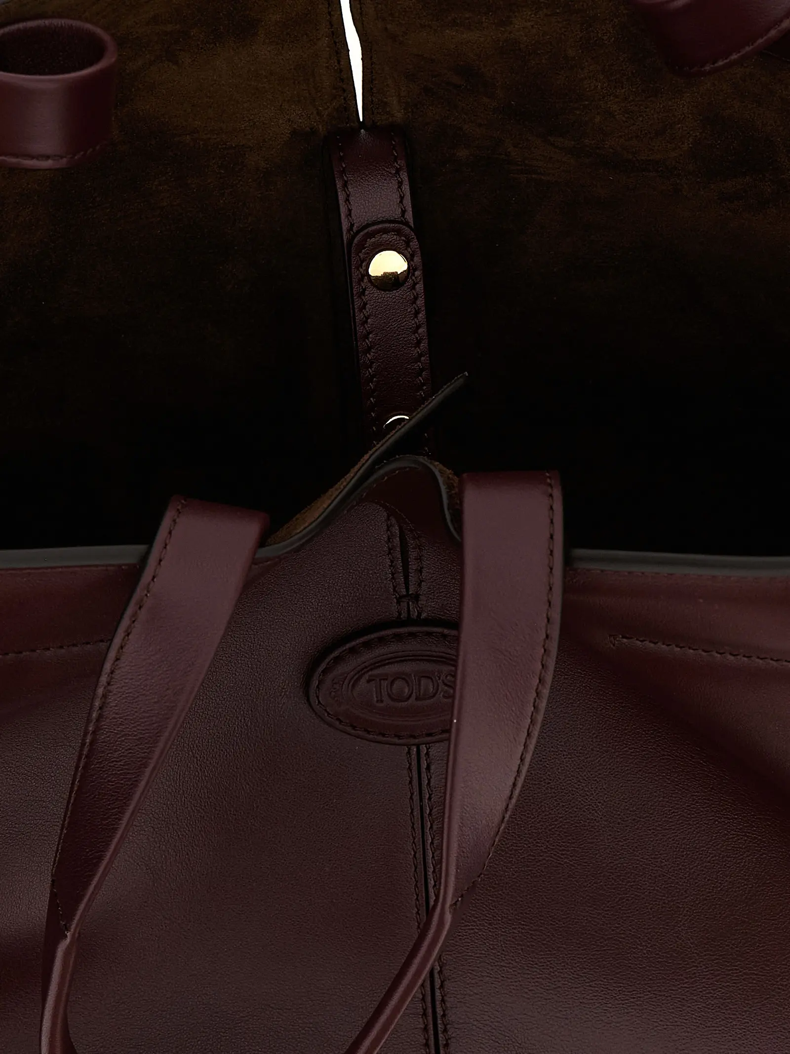 Сумка шопер Tod's Tod's Di Bag Folio medium-small Бордова 4 Medium-small 'Tod's Di Bag Folio' shopping bag 100% calfskin leather (Bos Taurus) TOD'S Bordeaux