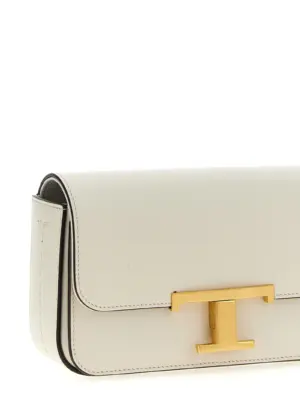 Micro 'T-Timeless' crossbody bag Woman TOD'S Beige