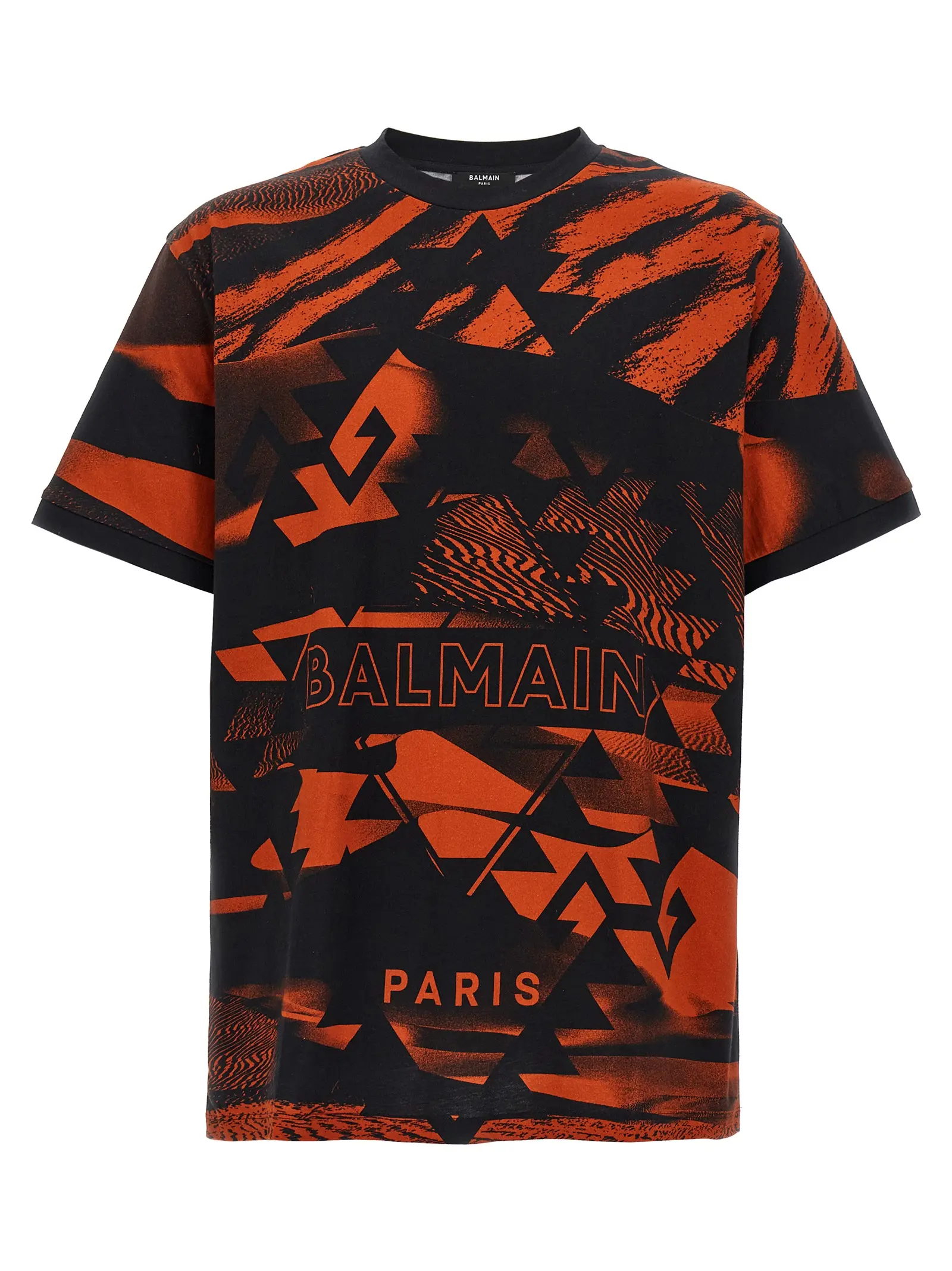 Футболка Balmain Printed Багатокольорова 1 Printed T-shirt BALMAIN Multicolor