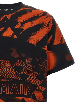 Printed T-shirt Man BALMAIN Multicolor