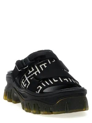 'Ulysse' mules XM1UR295TJQMGFE BALMAIN Black