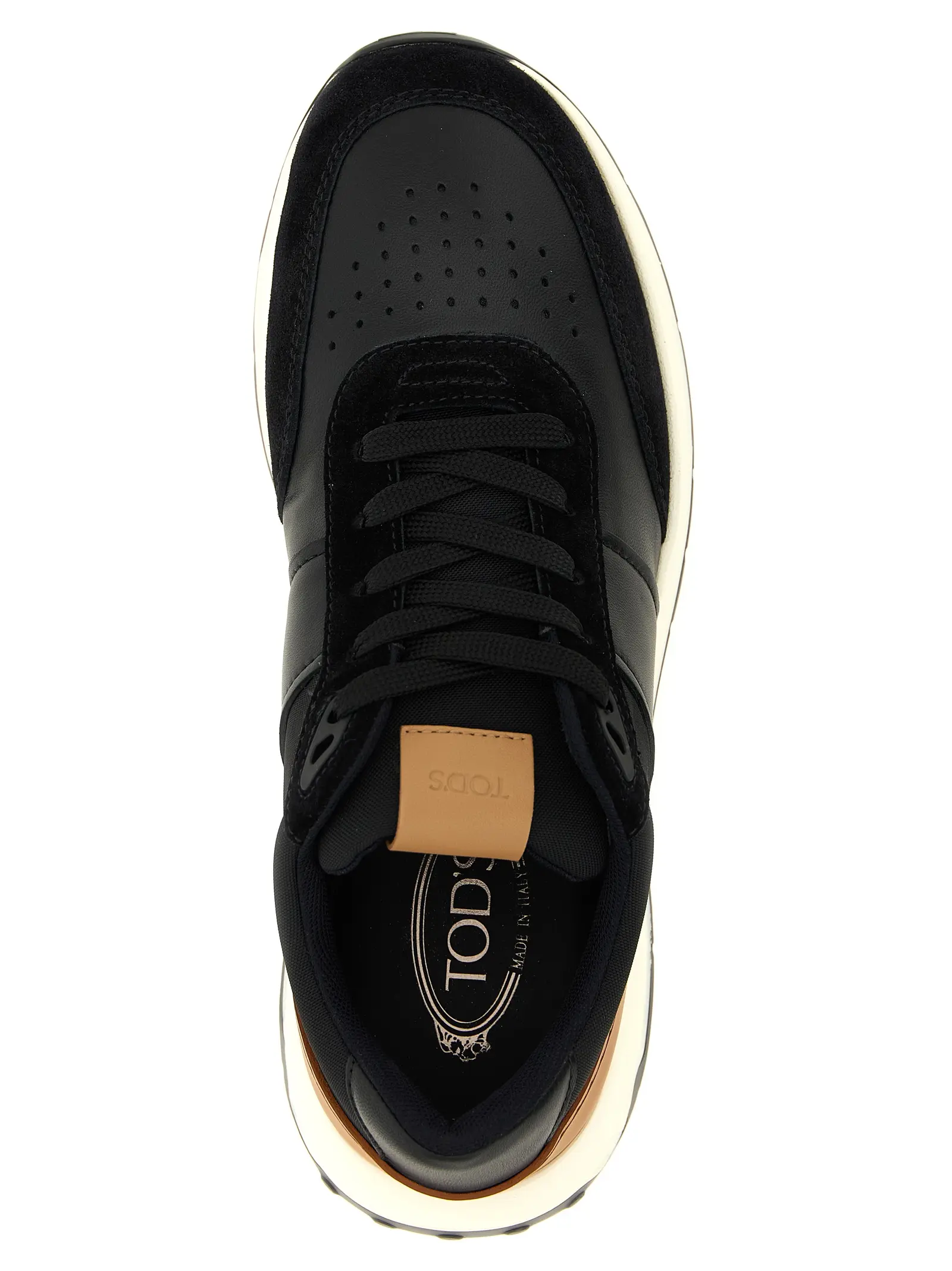 Кросівки Tod's Running Чорні 4 'Running' sneakers 70% calf leather 30% polyamide TOD'S Black