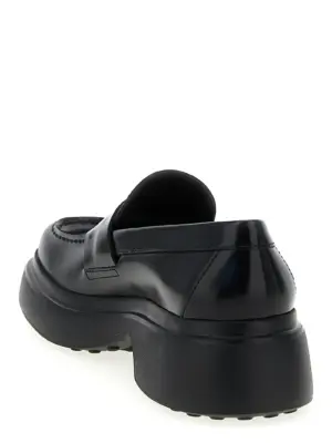 Leather loafers Woman TOD'S Black
