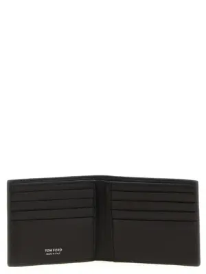 Crocodile leather wallet Man TOM FORD Brown