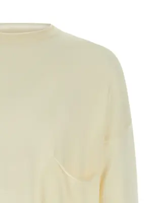 Wool sweater Man MA'RY'YA White